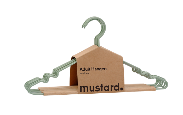Adult Top Hangers in Sage