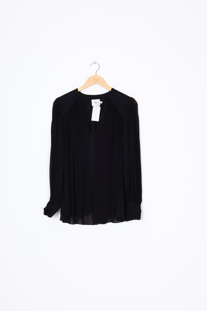 Aje Womens Black Blouse Size 8