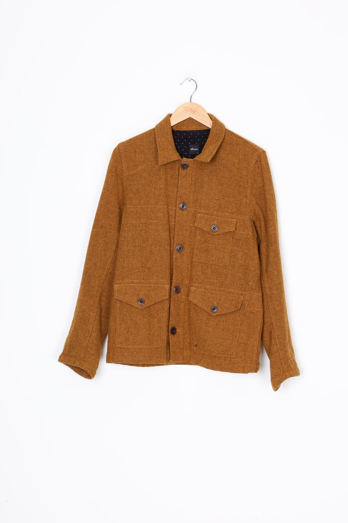 Albam Mens Yellow Shirt Size 1