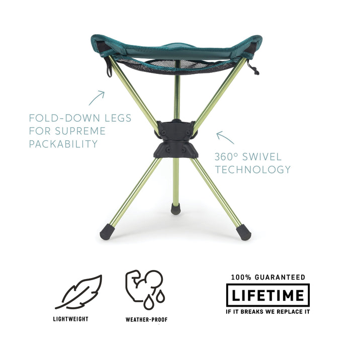 AllTrails × Grand Trunk Compass 360 Stool - Spruce Green Camp Grand Trunk