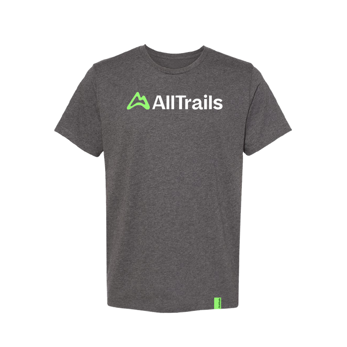 AllTrails Logo Tee - Heather Gray Tees Touchstone