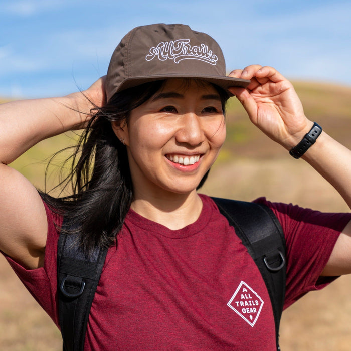 AllTrails Script Hat - Walnut Headwear Touchstone