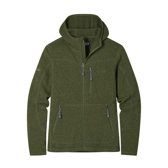 AllTrails × Stio Men's Wilcox Fleece Full Zip - Pine Forest Heather Midlayer Stio