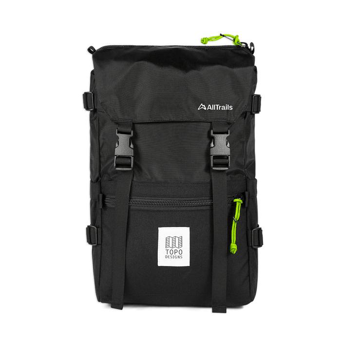 AllTrails × Topo Rover Pack - Black Bag Topo Designs