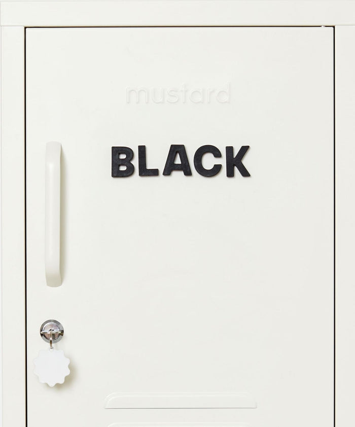 Alphabet Magnets in Black by Wordbits