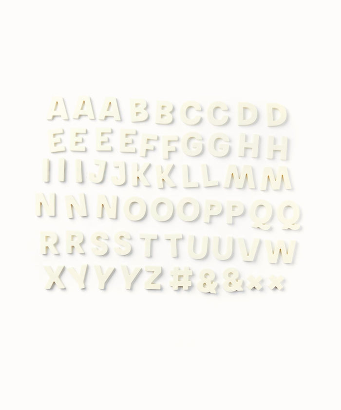 Alphabet Magnets in Bone by Wordbits