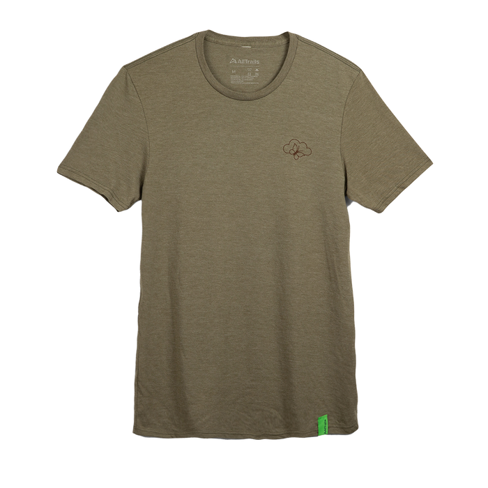 Always On Trail Tee - Olive Green Tees Touchstone
