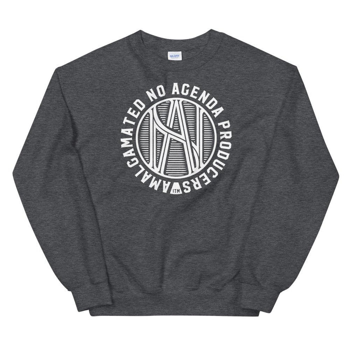 Dark Heather / White / S
