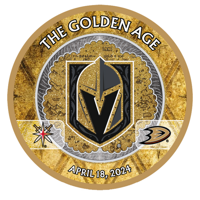 ANA vs. VGK Match-Up Puck 4/18/2024
