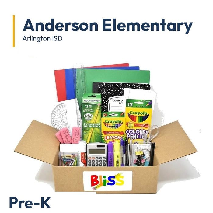 Anderson Elementary Pre-K School Supply Kit