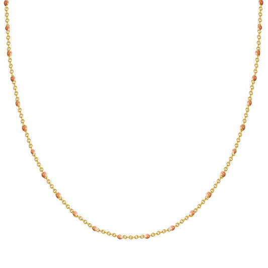 Ankerkette mit Kugeln gold
