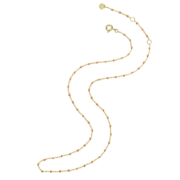 Ankerkette mit Kugeln gold