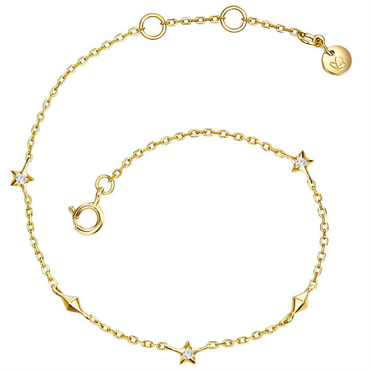 Armband gold mit Zirkonia