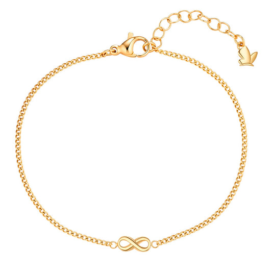 Armband mit Infinity gold
