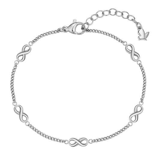 Armband mit Infinity-Symbolen