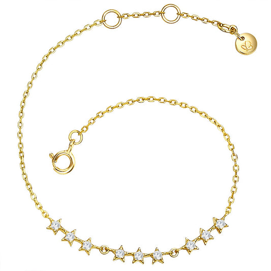 Armband STERNE gelbgold