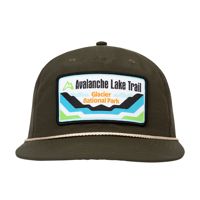 Avalanche Lake Trailhead Hat - Glacier National Park Headwear AllTrails Gear Shop