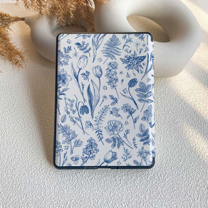 Azure Botanics | Kindle Case - IMCASE