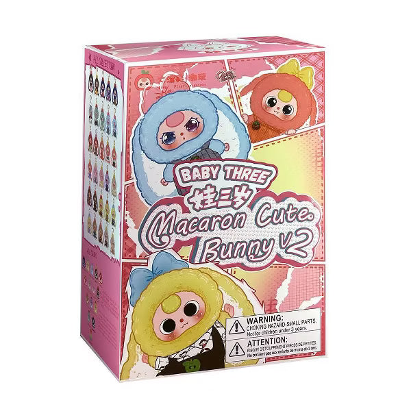Baby Three - Pastel Macaron Bunny V2 Baby Plush 1 Single Blind Box