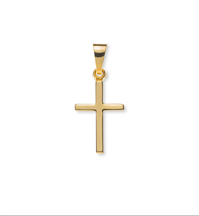 Balkenkreuz Gelbgold 375/9K poliert - AKR8000
