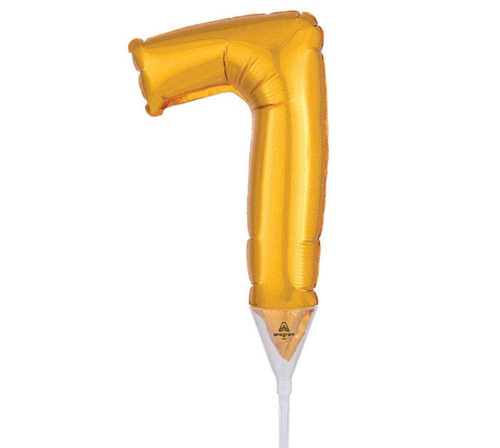 burton+burton Party Balloon Number Cake Topper (Choose Number)