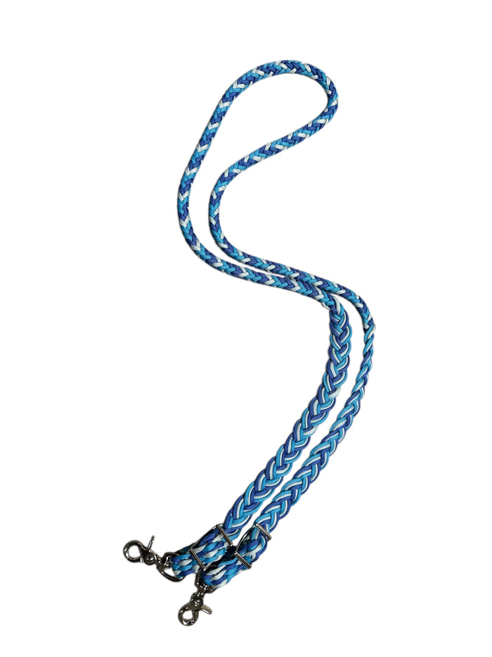 Basic round Roping loop reins your choice of color