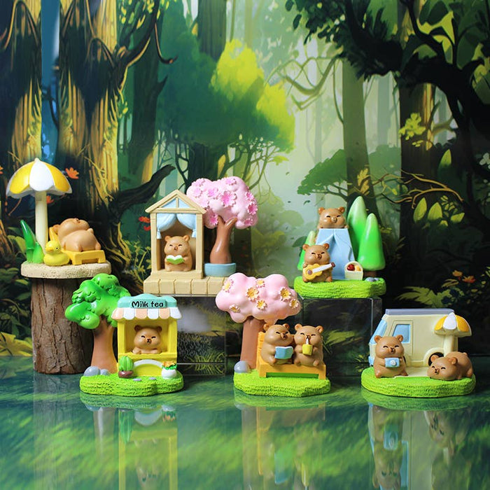 BC mini Capybara - 1pc Tree Figure Blind Box - Kryptonite Character Store