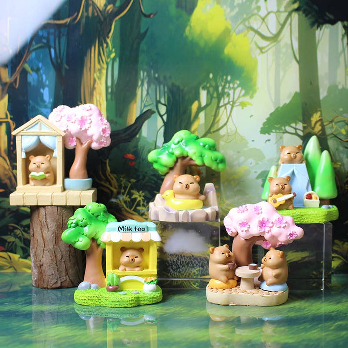 BC mini Capybara - 1pc Tree Figure Blind Box - Kryptonite Character Store