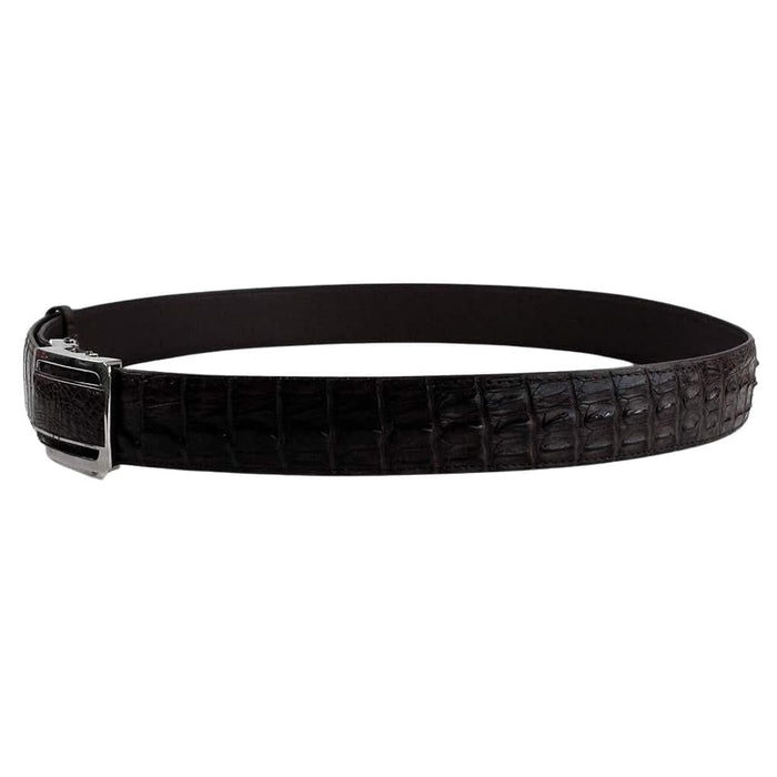 Real black crocodile leather belt for men formal and casual wear