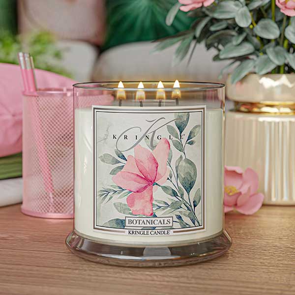 Botanicals Floral Scented 4-wick Lit Candle