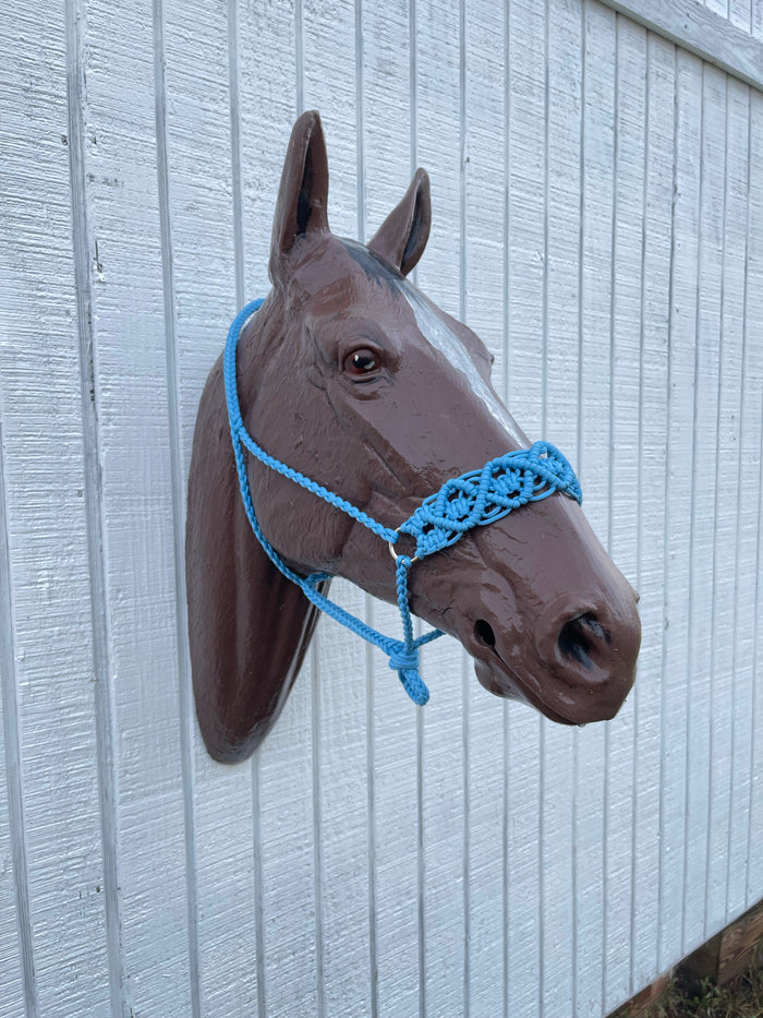 Braided horse halter. - Tiffanys Braided Tack LLC