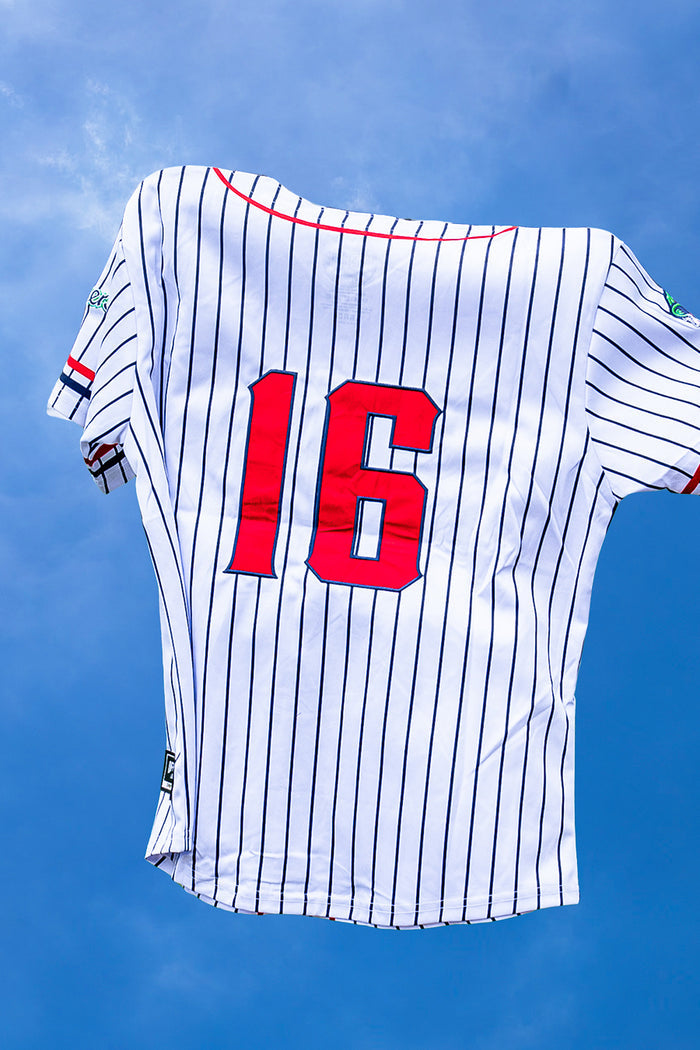 [ Brantley Gilbert x Gwinnett Stripers ] Home Pinstripe Jersey - Official League