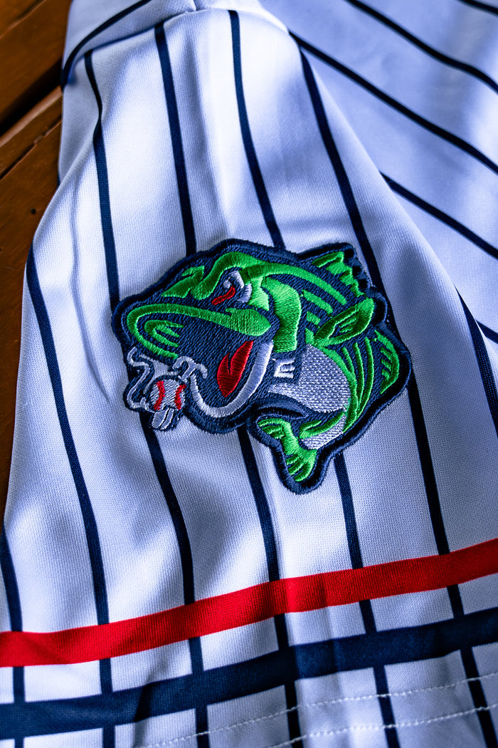 [ Brantley Gilbert x Gwinnett Stripers ] Home Pinstripe Jersey - Official League