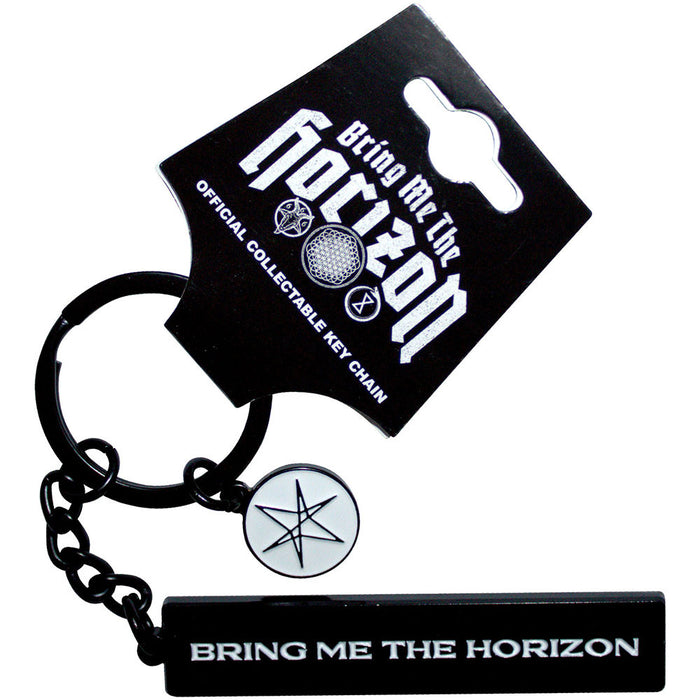 Bring Me The Horizon Text Logo 6-Point Star Charm Keychain