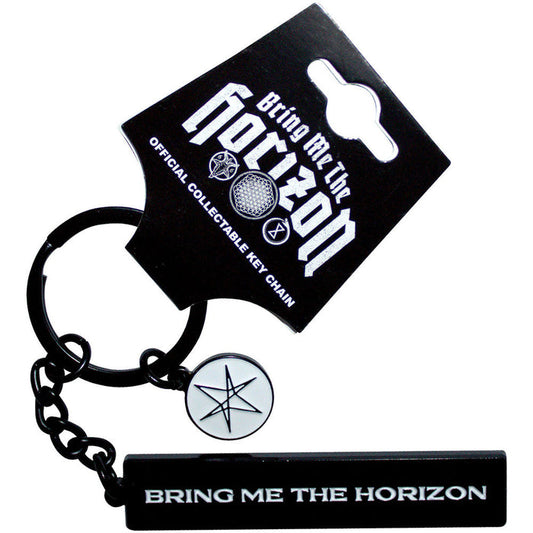 Bring Me The Horizon Text Logo 6-Point Star Charm Keychain