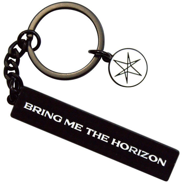 Bring Me The Horizon Text Logo 6-Point Star Charm Keychain
