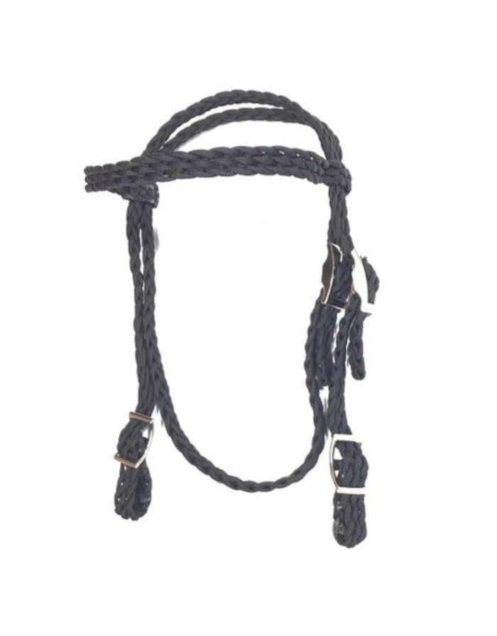 Browband Headstall small pony to draft horse size. - Tiffanys Braided Tack LLC