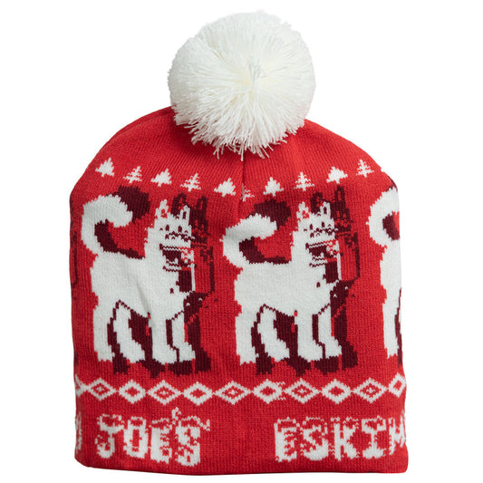 BUFFY POM-POM KNIT HAT - BPPKH