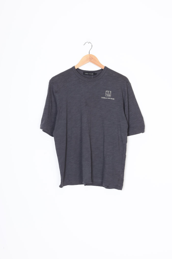 Camilla and marc Womens Grey T-shirt Size 6