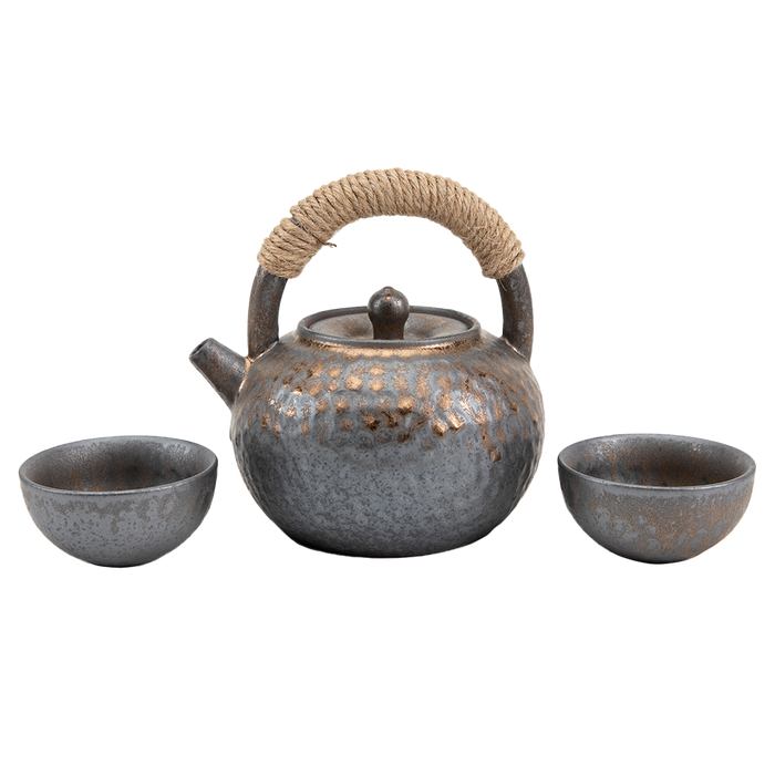 Ceramic Teapot and Tea Cup Set