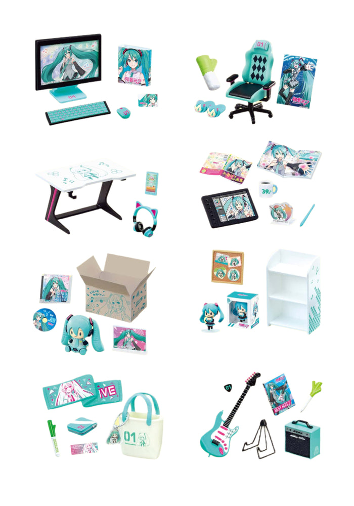 Clever Idiots Inc. Hatsune Miku -  Miku Room Blind Box 1pc Random Mini Figure - Kryptonite Character Store
