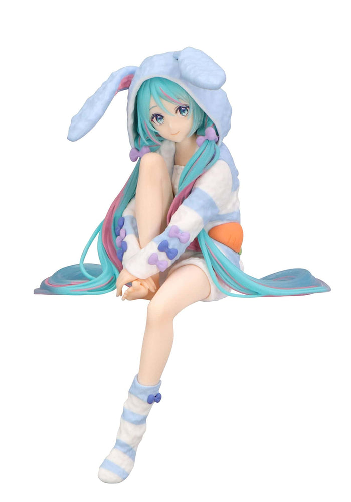 Clever Idiots Inc. Hatsune Miku - Noodle Stopper (Rabbit Ear Hood Pajama Blue Color ver.) Figure