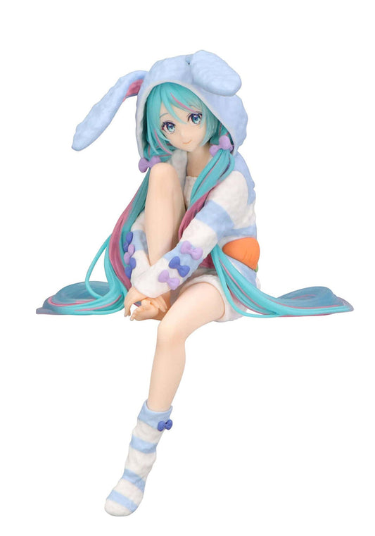 Clever Idiots Inc. Hatsune Miku - Noodle Stopper (Rabbit Ear Hood Pajama Blue Color ver.) Figure