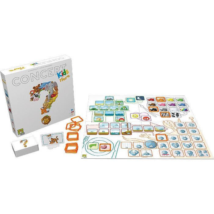 Concept Kids: Tiere - Tierisches Wissens-Partyspiel für Kinder ab 4 Jahre