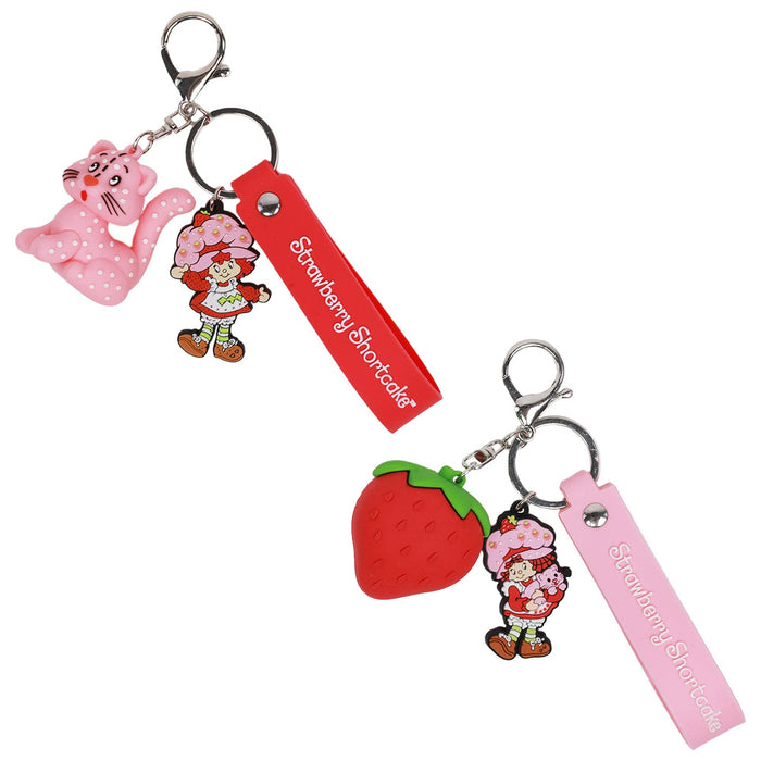 Concept One Strawberry Shortcake & Custard 3D Set  Keychain