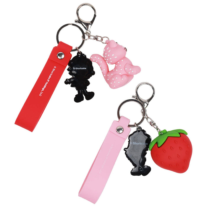 Concept One Strawberry Shortcake & Custard 3D Set  Keychain