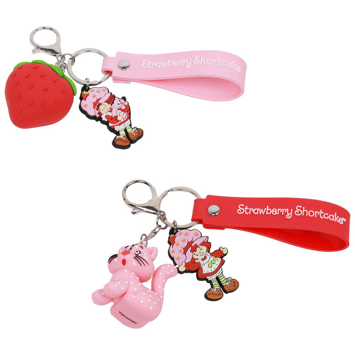 Concept One Strawberry Shortcake & Custard 3D Set  Keychain