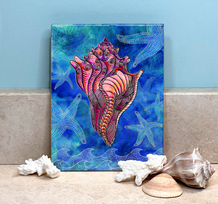 Conch Shell Ceramic Tile