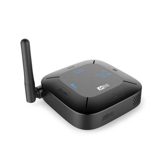 Connect Hub Bluetooth Audio Transmitter & Receiver with a white background