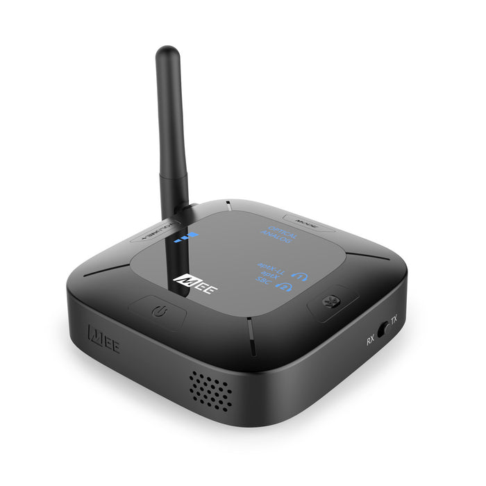 Connect Hub Bluetooth Audio Transmitter & Receiver displayed with antenna in an upright position.